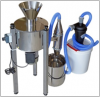 Device for mechanical extraction of bee bread from combs (with cyclone separator)